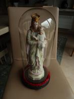 Globe met porseleinen beeld, Antiek en Kunst, Ophalen