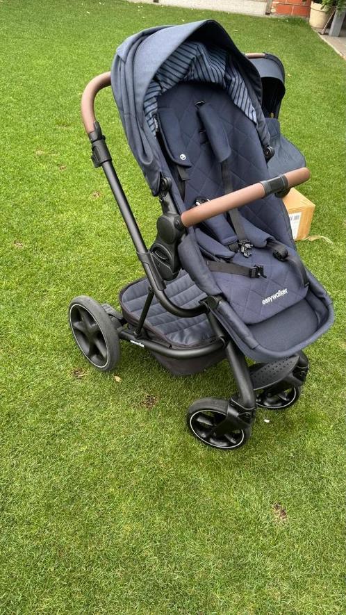 Easywalker Harvey 3 Kinderwagen – Sapphire Blue, Kinderen en Baby's, Kinderwagens en Combinaties, Zo goed als nieuw, Combiwagen