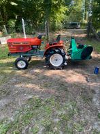 minitractor te huur met klepelmaaier, Ophalen