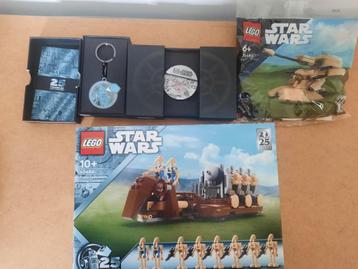 Lot Lego Star wars 40686 transport droïdes + goodies