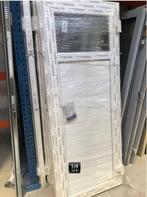 buitendeur kunsstof 1/4 glas, Ophalen, Glas, Buitendeur