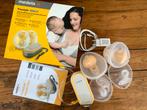 Medela Freestyle handsfree dubbele elektrische borstkolf, Kinderen en Baby's, Ophalen of Verzenden, Zo goed als nieuw, Borstkolf
