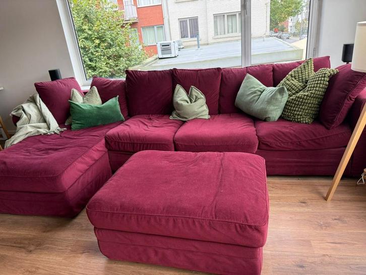 Grönlid zetel (4-zit), Huis en Inrichting, Zetels | Zetels, Zo goed als nieuw, Hoekbank, Vierpersoons of meer, 300 cm of meer