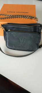 Originele Louis vuitton multi pochette zwart, Enlèvement, Comme neuf, Noir