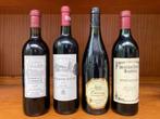 4 flessen rode wijn, Verzamelen, Wijnen, Rode wijn, Frankrijk, Vol, Ophalen
