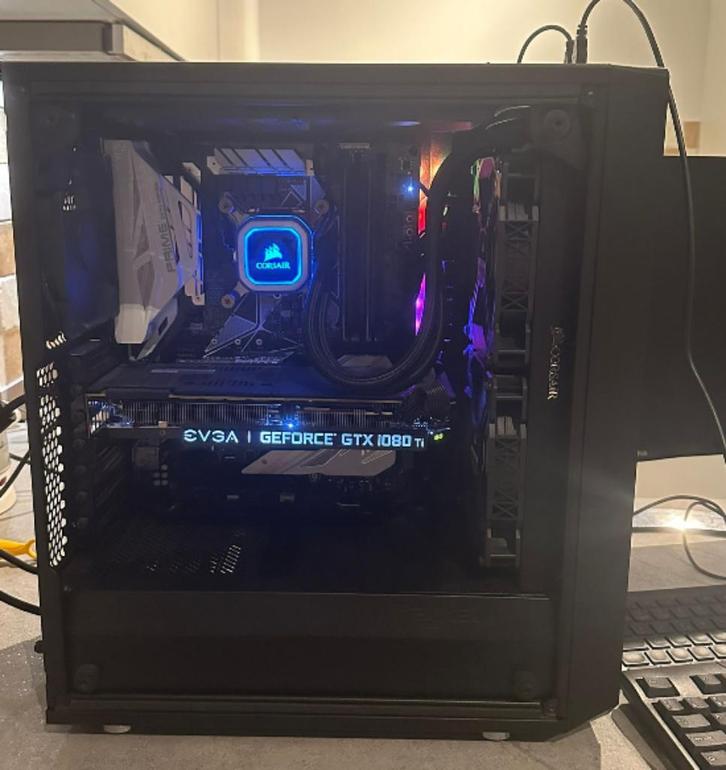 Gaming Desktop, Computers en Software, Desktop Pc's, Gebruikt, 3 tot 4 Ghz, HDD, SSD, 32 GB, Met videokaart, Gaming, Ophalen