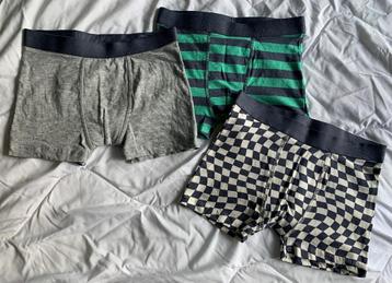 Set van 3 boxershorts jongens Hema maat 134/140 nieuwstaat beschikbaar voor biedingen