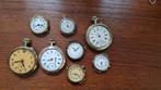 8 antieke zakhorloge  zilveren, Ophalen of Verzenden, Zakhorloge