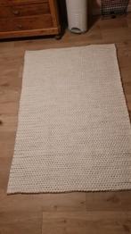 Wit wollen vloerkleed. Kabelbreisel, Huis en Inrichting, Stoffering | Tapijten en Vloerkleden, Ophalen of Verzenden, Nieuw, Wit