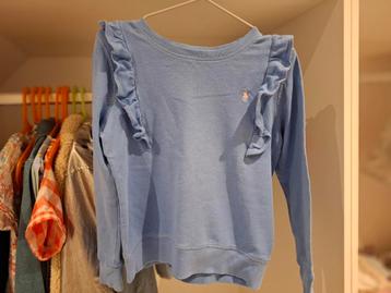 Blauwe zomertruitje met ruches Polo Ralph Lauren beschikbaar voor biedingen