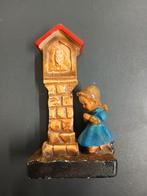 Beeld meisje biddend kalk F.Cioni, Ophalen of Verzenden