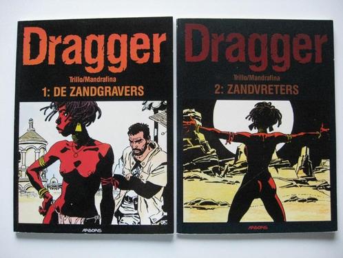 DRAGGER 1 en 2 – SC – 1ste druk – Zeer goede staat, Livres, BD, Utilisé, Série complète ou Série, Enlèvement ou Envoi
