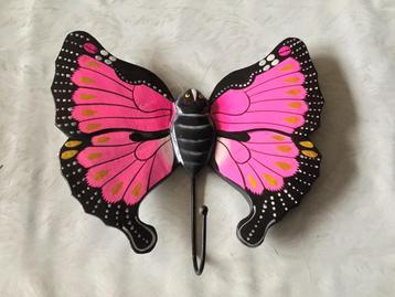 Kapstok vlinder kinderkamer