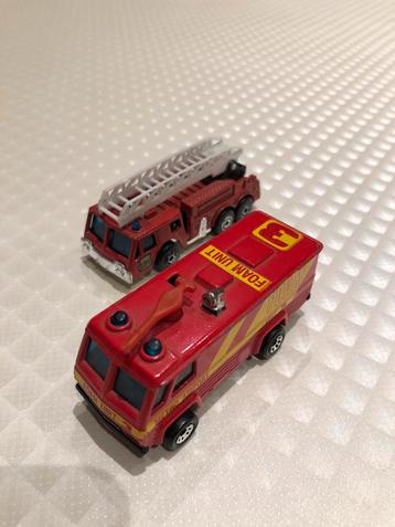 Matchbox Command Vehicle en Fire Engine