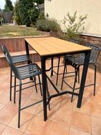 Set de bar de jardin FIBA avec 4 chaises hautes, Enlèvement, Utilisé