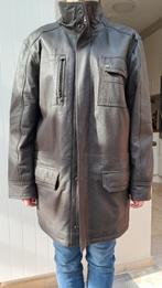 Veste en cuir (Cuir de Chèvre)/ Marque Harrington & Sons, Enlèvement, Comme neuf, Taille 56/58 (XL), Brun