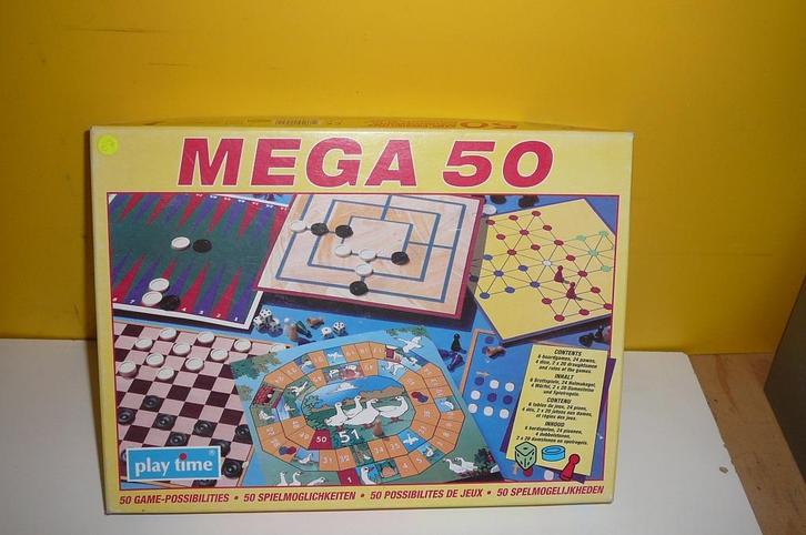 Spellendoos   MEGA 50  (2), Kinderen en Baby's, Speelgoed | Educatief en Creatief, Ophalen of Verzenden