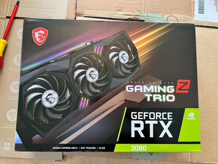 MSI RTX3080 Gaming Z Trio 10G LHR, Computers en Software, Videokaarten, Gebruikt, Nvidia, PCI-Express 4.0, GDDR6, HDMI, DisplayPort