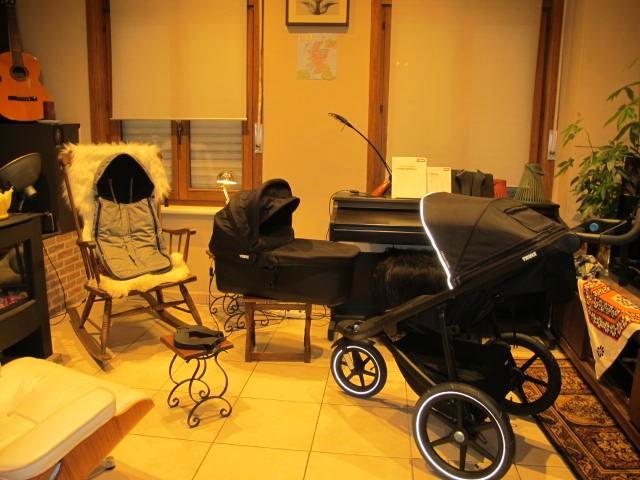 Thule Urban Glide 2 set, Kinderen en Baby's, Buggy's, Zo goed als nieuw, Regenhoes, Verstelbare rugleuning, Voetenzak, Zonnekap