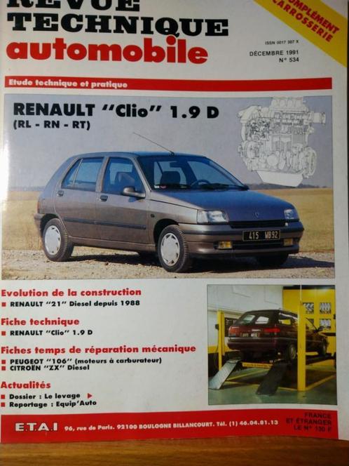 RTA - Renault Clio - n534, Auto diversen, Handleidingen en Instructieboekjes, Ophalen of Verzenden