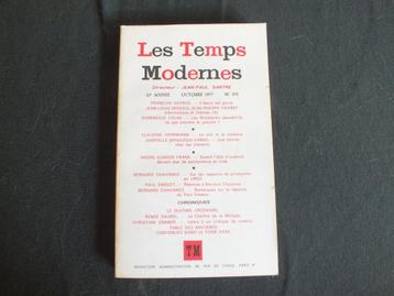 LES TEMPS MODERNES (16 REVUES).   TEMPS MODERNES beschikbaar voor biedingen