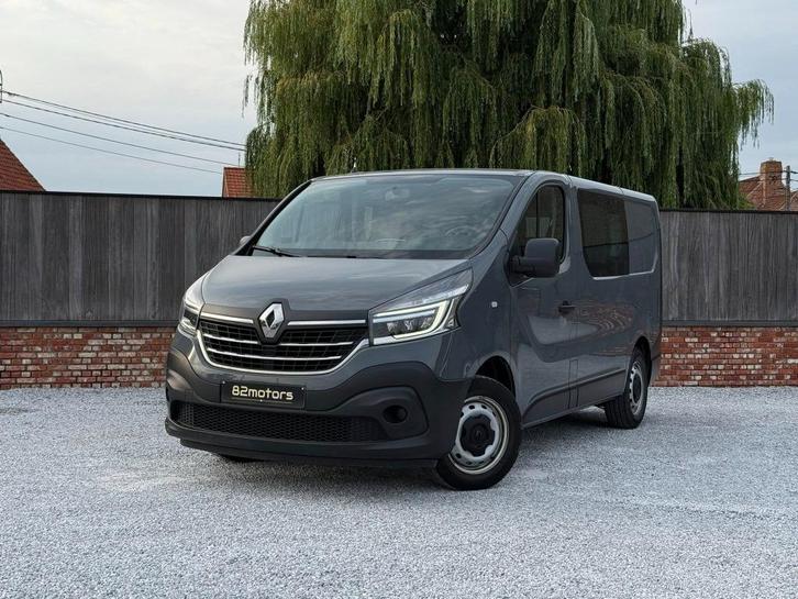 renault trafic/dubbel cabine/5-zit/2.0dci/led/navi/cruis/btw, Auto's, Bestelwagens en Lichte vracht, Bedrijf, Te koop, ABS, Airbags