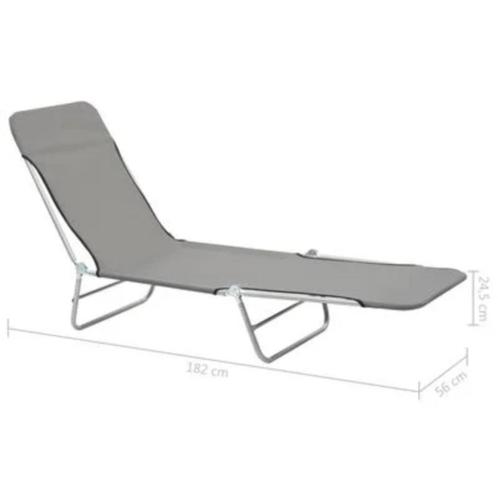 2 inklapbare ligstoelen zitten nog in de doos, Tuin en Terras, Tuinstoelen, Nieuw, Ophalen of Verzenden