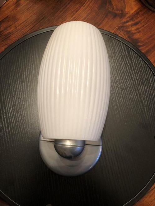 Wandverlichting: uniek paar wandlampen - Arteluce, Huis en Inrichting, Lampen | Wandlampen, Zo goed als nieuw, Glas, Metaal, Ophalen
