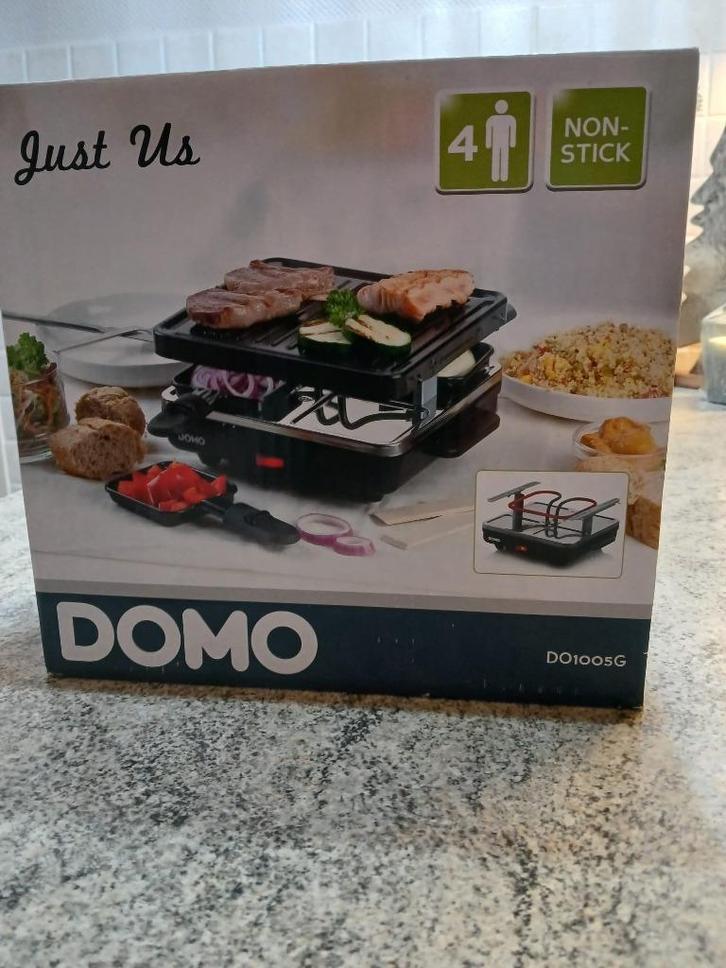 Domo raclette - grill, Elektronische apparatuur, Gourmetstellen, Zo goed als nieuw, 4 t/m 7 personen, Ophalen of Verzenden