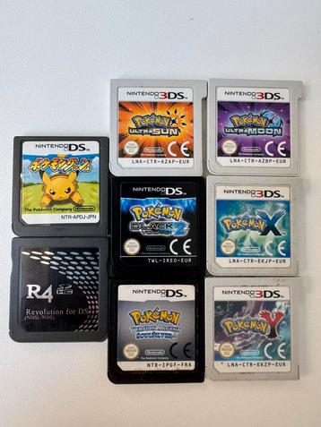 Pokemon Nintendo 3ds en ds games en r4 kaartje beschikbaar voor biedingen