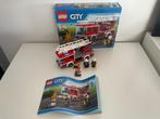 Lego brandweer ladderwagen 60107, Ophalen of Verzenden, Zo goed als nieuw, Complete set, Lego