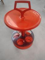 Vintage opbergtafeltje flessen, Verzamelen, Ophalen, Huis en Inrichting