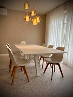Moderne eettafel !, Huis en Inrichting, Ophalen, Zo goed als nieuw, Glas