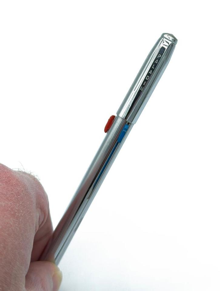 Vintage Paladin vierkleurenbalpen / balpen uit de jaren 1980, Verzamelen, Pennenverzamelingen, Gebruikt, Balpen, Overige merken