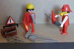 Playmobil vintage '70 : 2 x arbeider , gereedsschapskist ,, Kinderen en Baby's, Speelgoed | Playmobil, Los Playmobil, Gebruikt