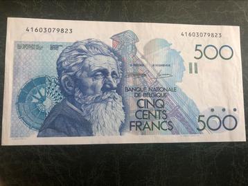 België 500 francs UNC beschikbaar voor biedingen