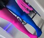 Nylon Pantys roze en blauw, Kleding | Dames, Leggings, Maillots en Panty's, Ophalen of Verzenden, Zo goed als nieuw, Maat 36/38 (S)