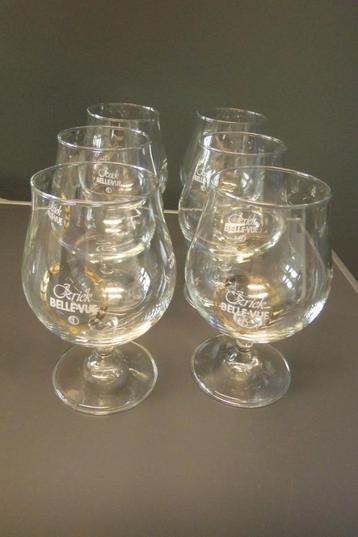 8 beaux Verres " Kriek  Belle Vue "  0,25L