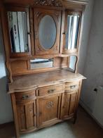 ANTIEKEN EIKEN SPIEGELKAST -DRESSOIR, Antiek en Kunst, Ophalen