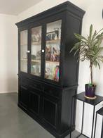Gratis vitrinekast / boekenkast / buffetkast, Huis en Inrichting, Ophalen, Gebruikt, Met deur(en), 200 cm of meer