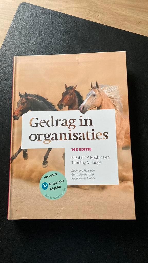 Gedrag in organisaties, 14e editie, Boeken, Schoolboeken, Nederlands, Ophalen