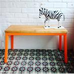 Bankje fluo oranje, Ophalen, Twee, Overige kleuren, Scandinavisch