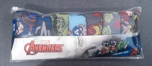 Set van 7 paar sokken Avengers, maat 31/34 (nieuw), Kinderen en Baby's, Kinderkleding | Schoenen en Sokken, Nieuw, Sokken, Jongen