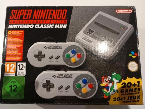 Classic Mini: Super Entertainment System, Games en Spelcomputers, Spelcomputers | Nintendo Super NES, Zo goed als nieuw, Met 2 controllers