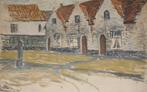 Fernand Basecq (1886-1961): Begijnhof Brugge (O/D, 58x42cm), Enlèvement ou Envoi