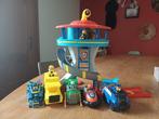 Paw Patrol toren met 5 autos, Kinderen en Baby's, Speelgoed | Actiefiguren, Ophalen, Zo goed als nieuw