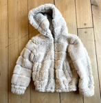 Beige winterjas maat 128, Ophalen of Verzenden, Gebruikt, Meisje, Jas