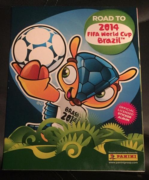 Panini volledig leeg voetbal sticker album  road to brasil 2, Hobby en Vrije tijd, Stickers en Plaatjes, Nieuw, Sticker, Verzenden