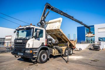 Scania P 400 // BIBENNE // GRUE HIAB 16 t/m // RETARDER beschikbaar voor biedingen