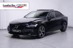 Volvo S60 2.0 B3 R-Design Navi Leder Sportstoelen Schuifdak, Auto's, Automaat, Adaptive Cruise Control, S60, Zwart